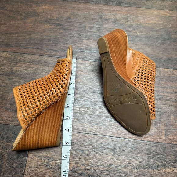 Franco Sarto Women Tan Woven Slide Sandals Size 5.5 - Picture 10 of 11